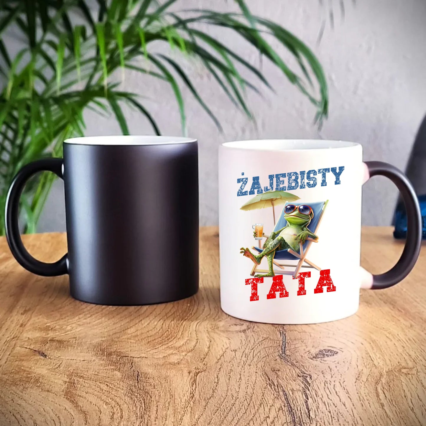 Magiczny kubek dla taty prezent na Dzień Ojca urodziny imieniny