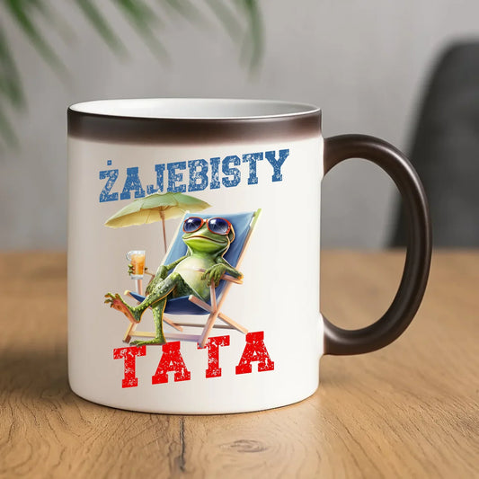 Żajebisty tata | Kubek magiczny prezent dla taty DT35 - StoryCups.pl