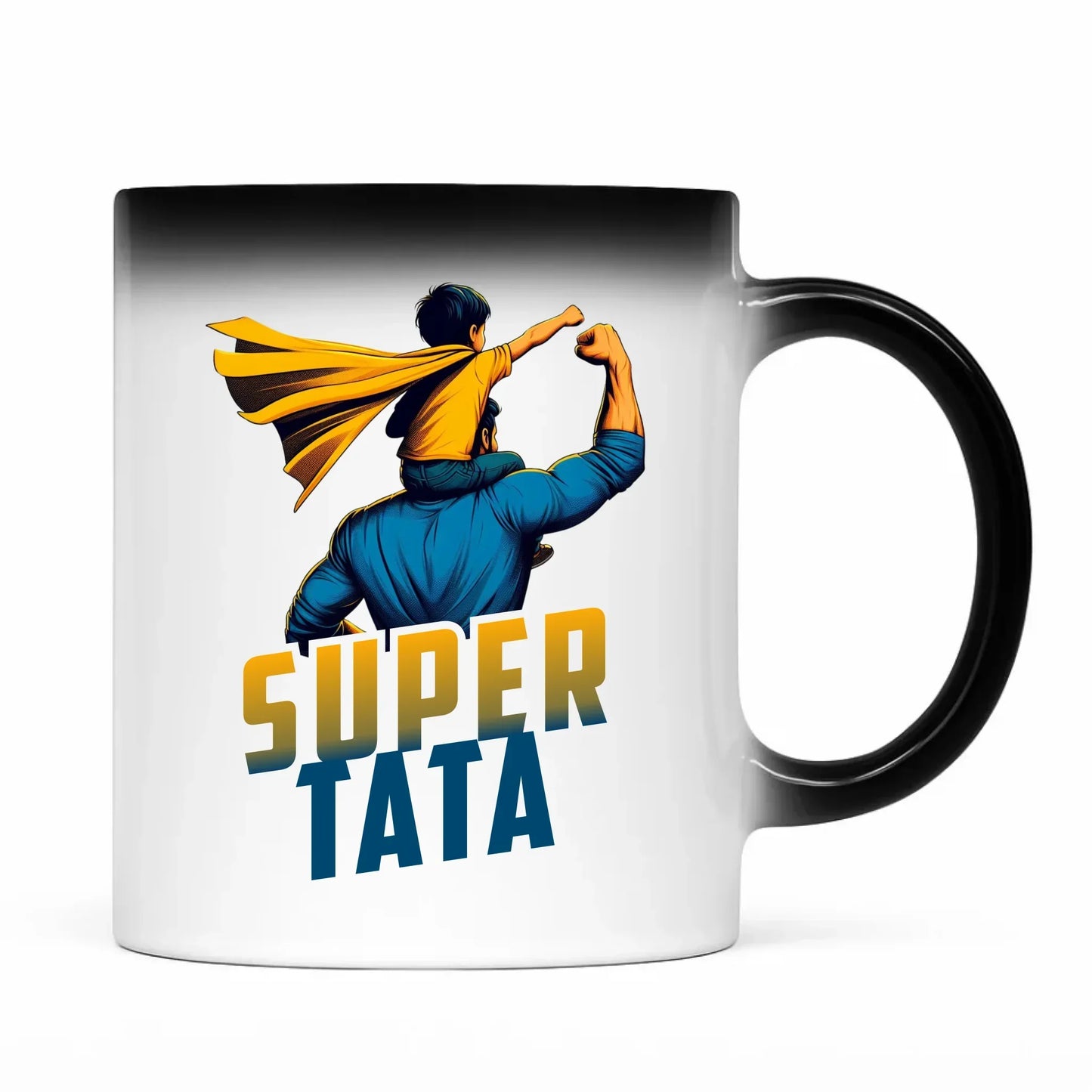 Super tata | Kubek magiczny prezent dla taty DT38 - StoryCups.pl