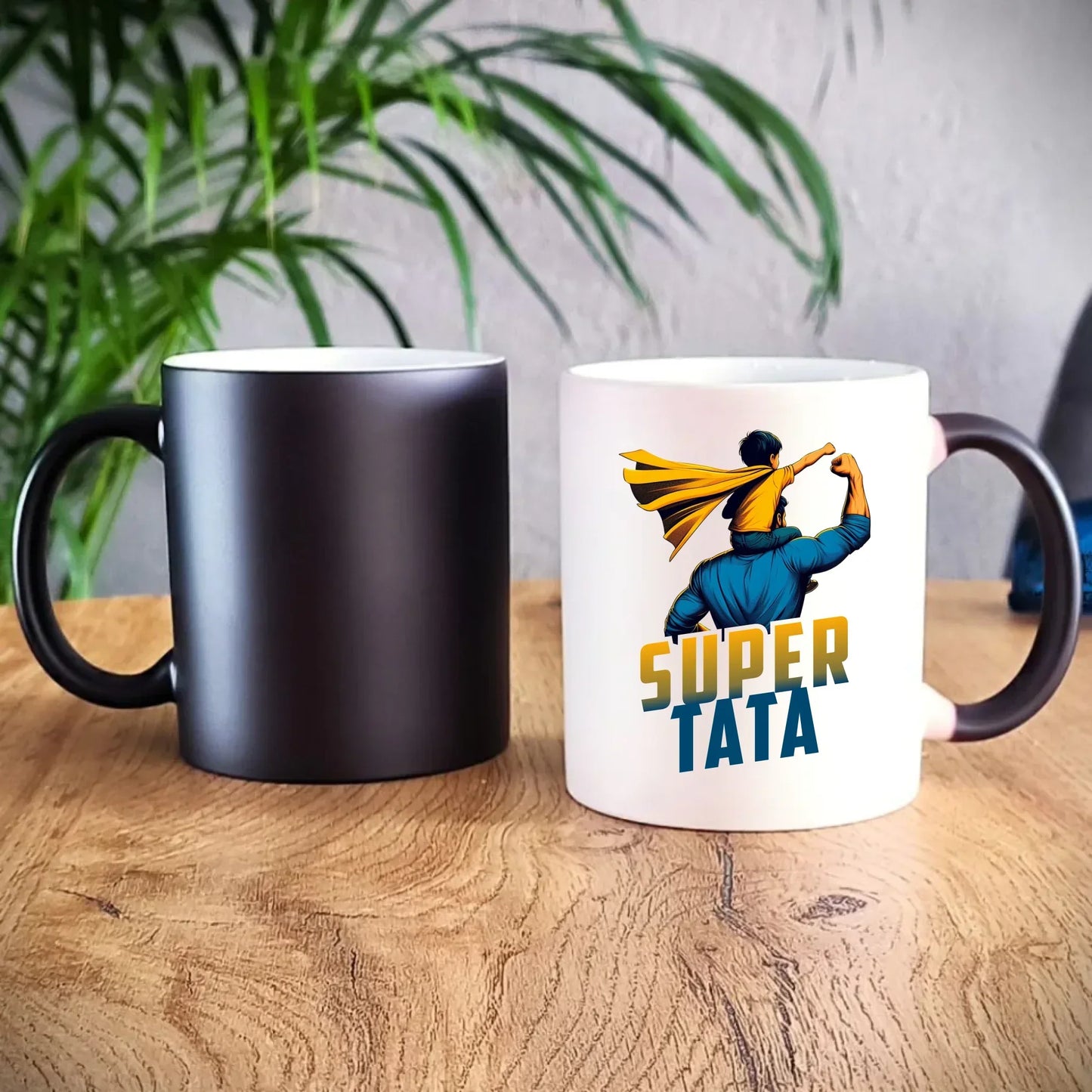 Super tata | Kubek magiczny prezent dla taty DT38 - StoryCups.pl