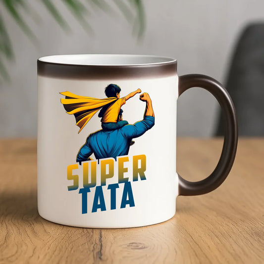 Super tata | Kubek magiczny prezent dla taty DT38 - StoryCups.pl