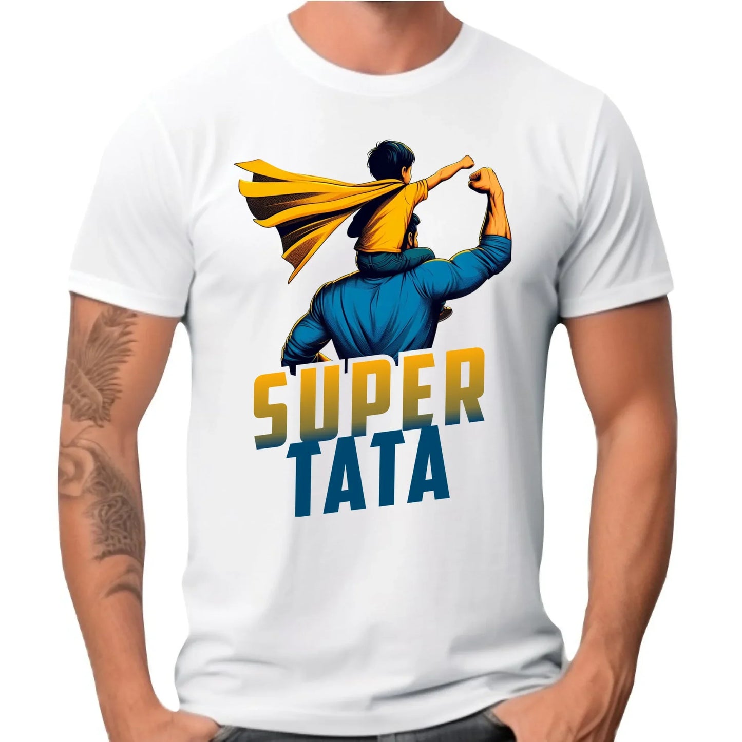 Super tata | Koszulka męska dla taty DT38 - StoryCups.pl