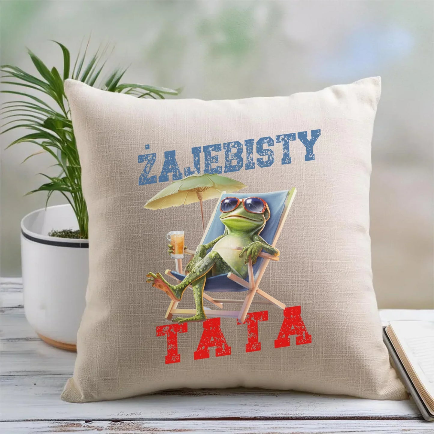 Żajebisty tata | Poduszka dla taty DT35 - StoryCups.pl