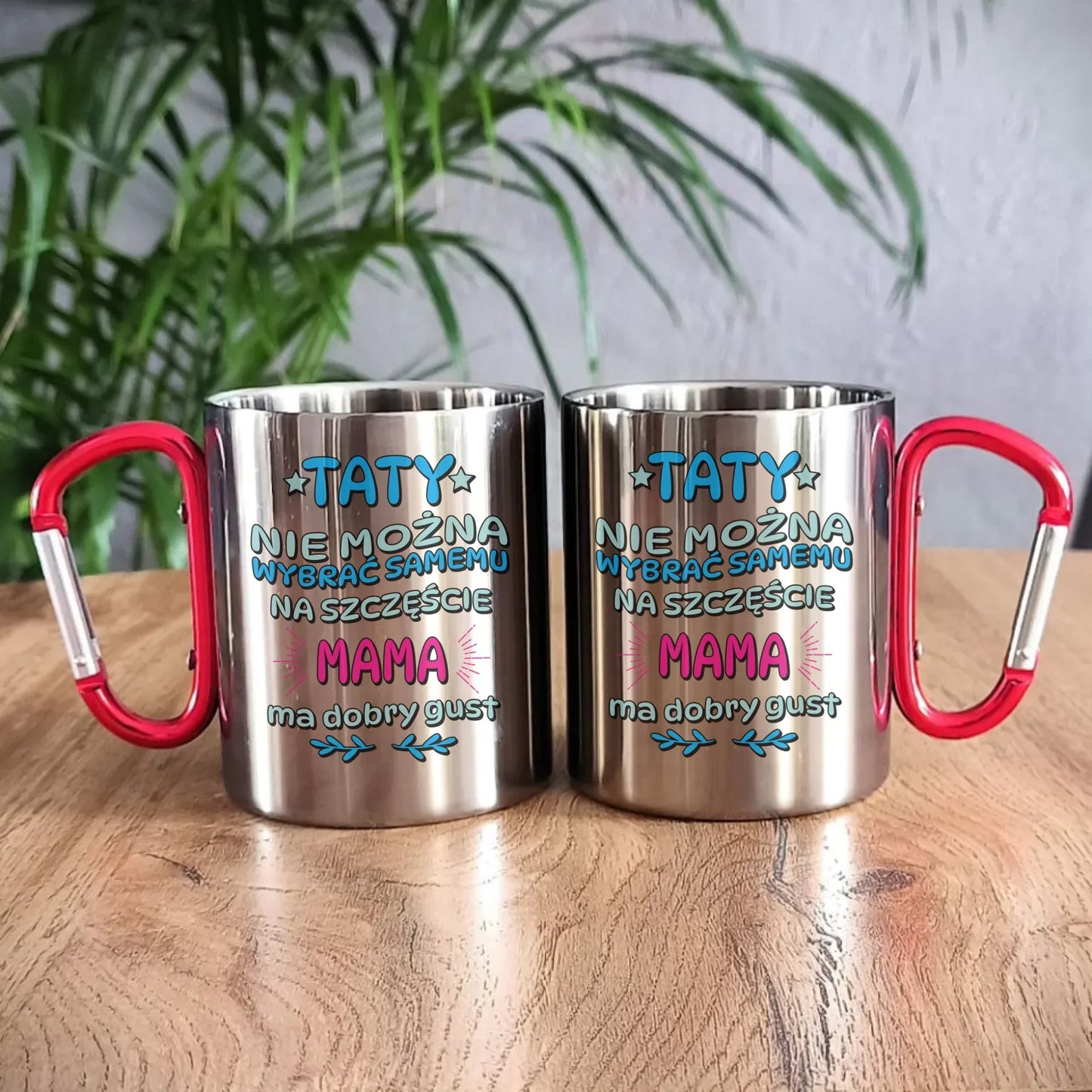 Taty nie można wybrać samemu | Metalowy kubek dla taty DT40 - StoryCups.pl