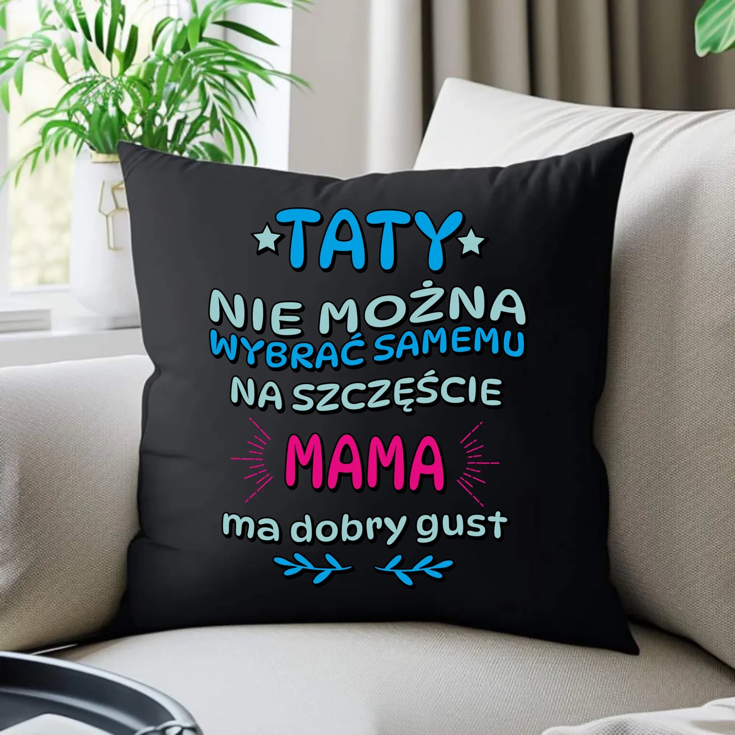 Prezent dla taty, na święta, na Dzień Ojca, urodziny - duża poduszka dekoracyjna