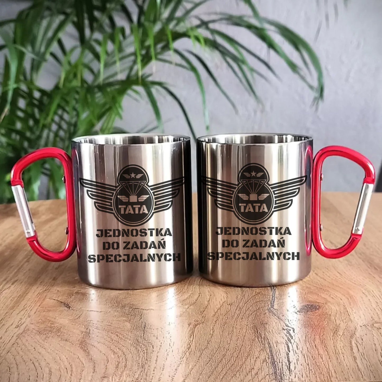 Tata jednostka do zadań specjalnych | Metalowy kubek dla taty DT42 - StoryCups.pl