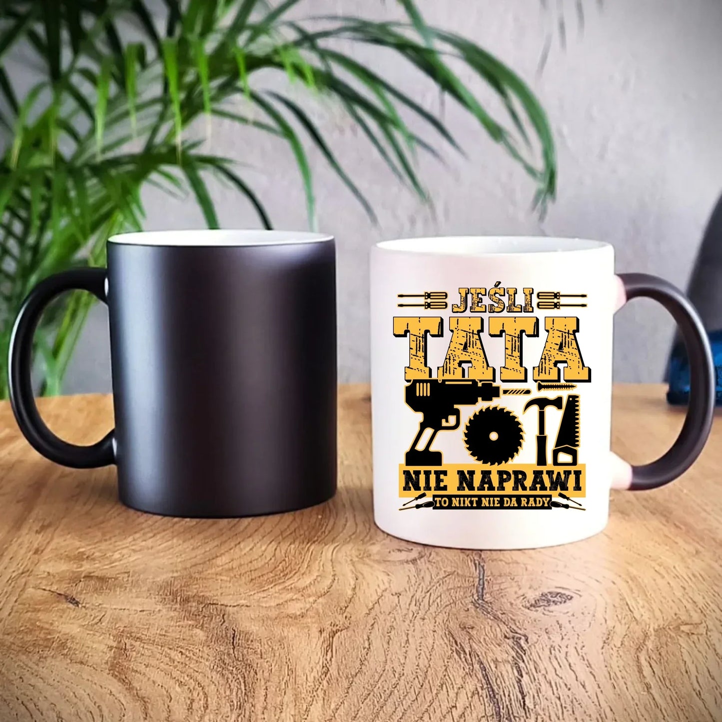 Jeśli tata nie naprawi to nikt nie da rady | Kubek magiczny dla taty DT43 - StoryCups.pl