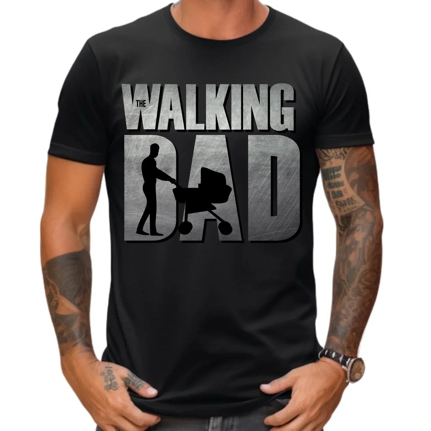 The Walking Dad | Koszulka męska dla taty DT46 - StoryCups.pl