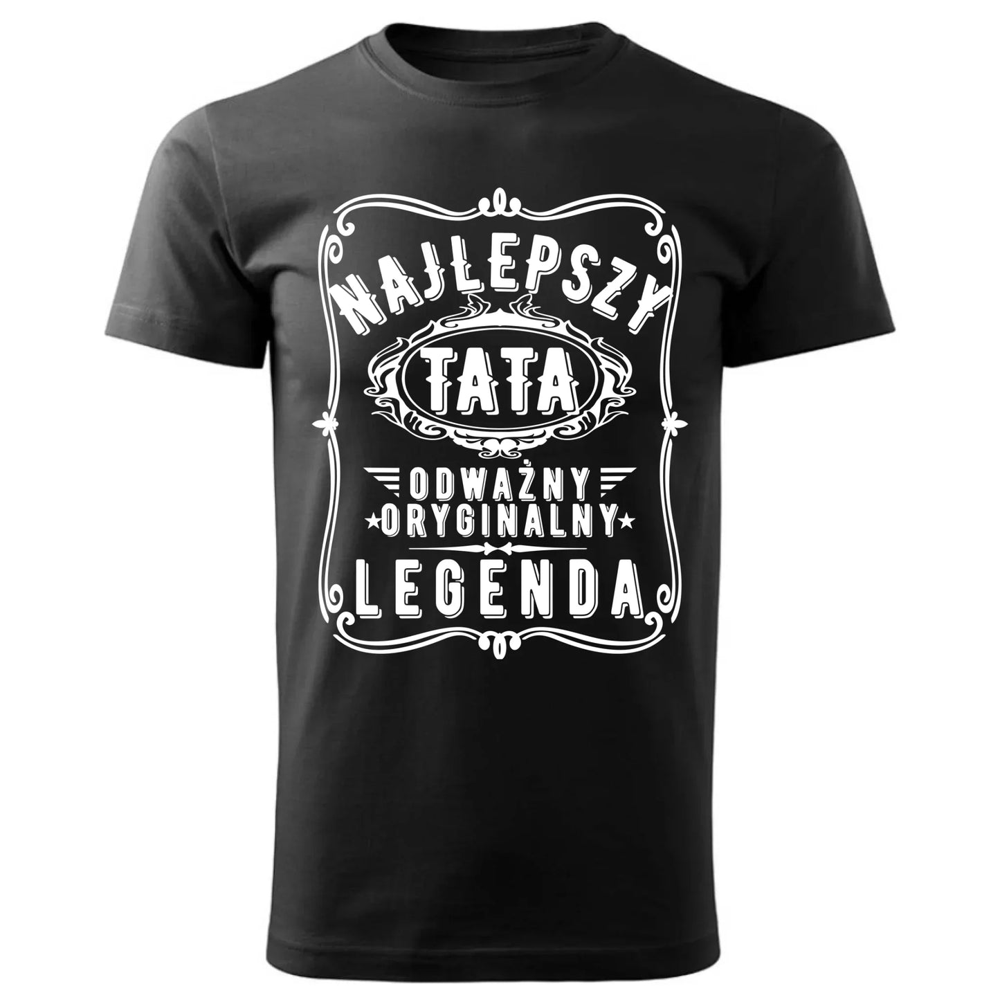 Najlepszy tata legenda | Koszulka męska dla taty DT47 - StoryCups.pl