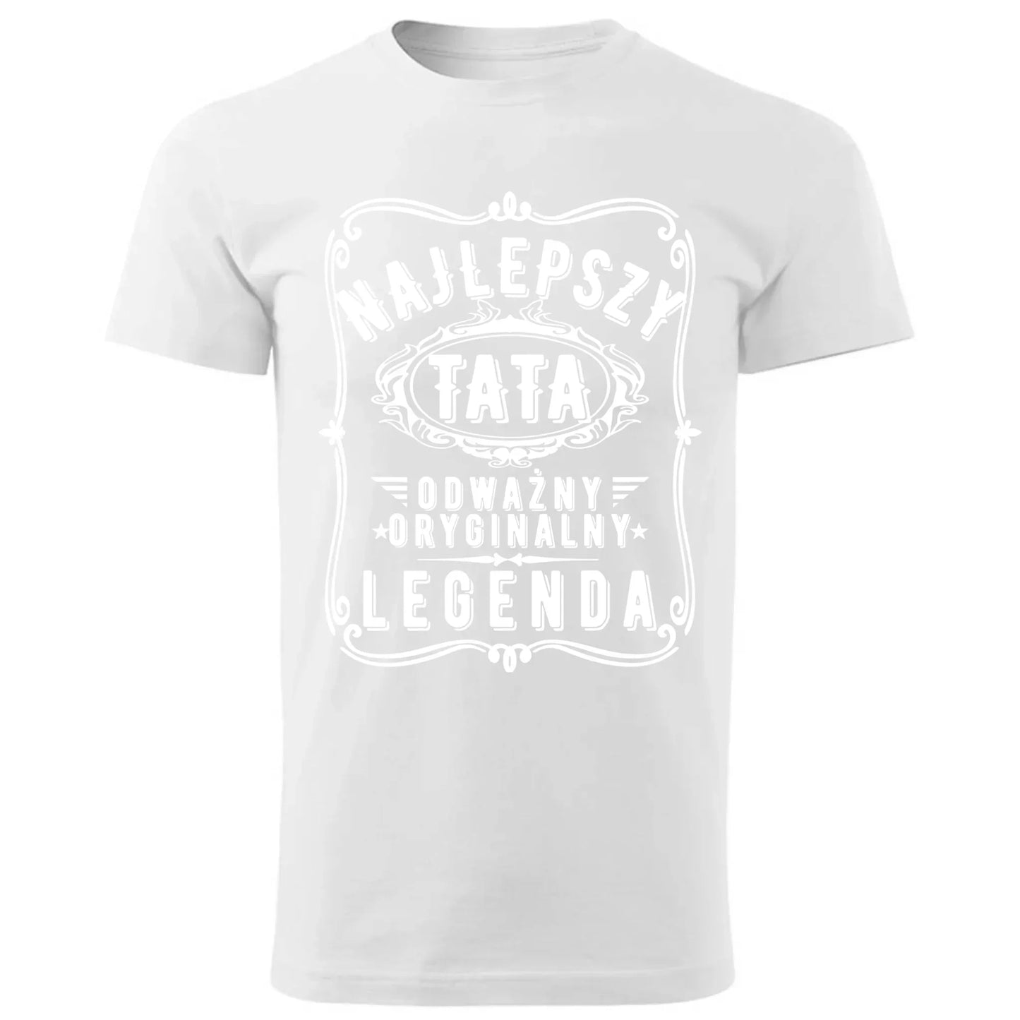 Najlepszy tata legenda | Koszulka męska dla taty DT47 - StoryCups.pl