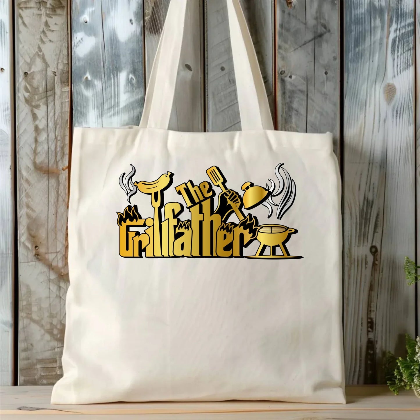 The Grillfather | Torba z nadrukiem dla taty DT49 - StoryCups.pl