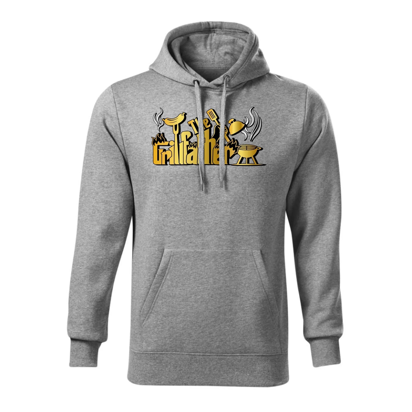 The Grillfather | Bluza męska z kapturem dla taty DT49 - StoryCups.pl
