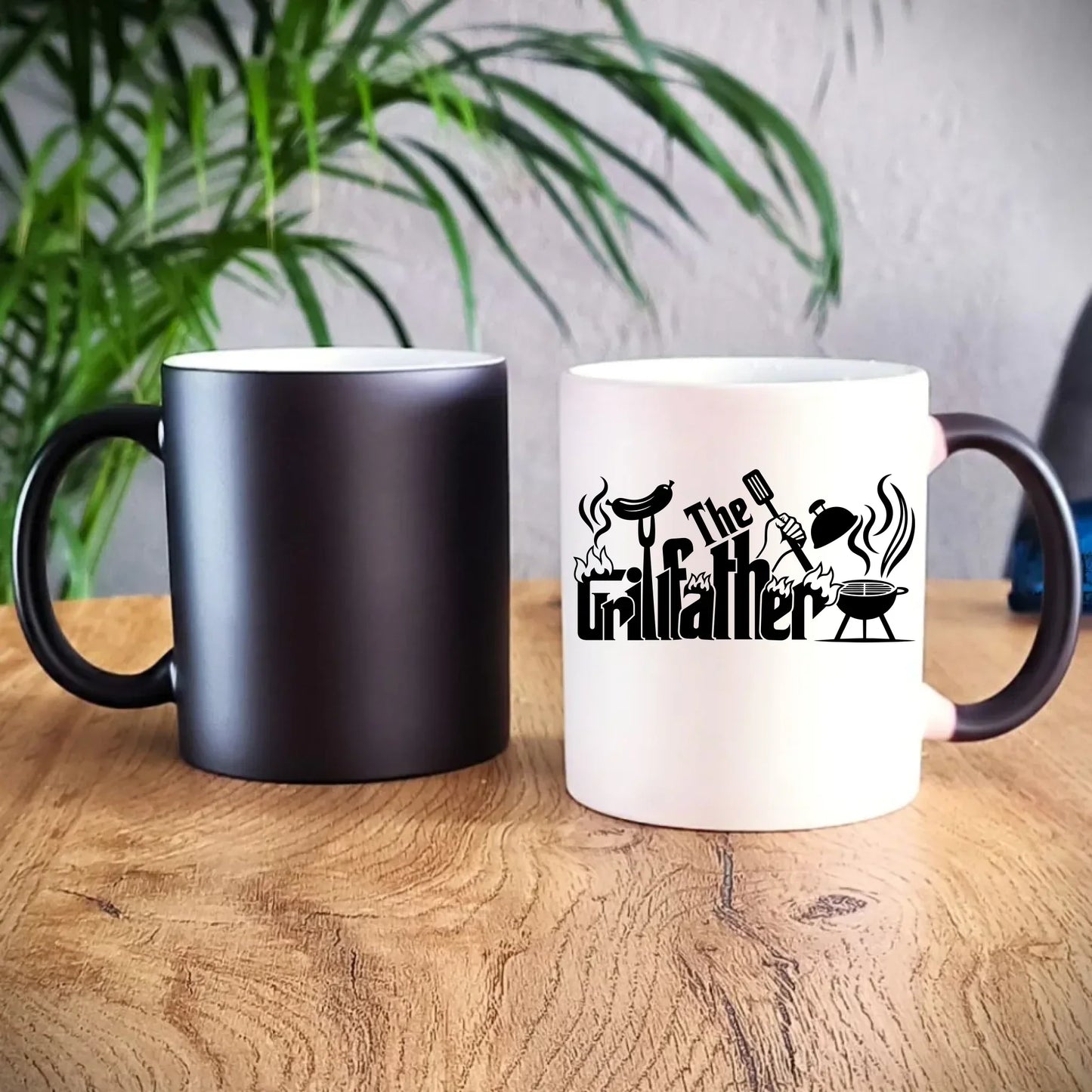 The Grillfather | Kubek magiczny dla taty DT49 - StoryCups.pl