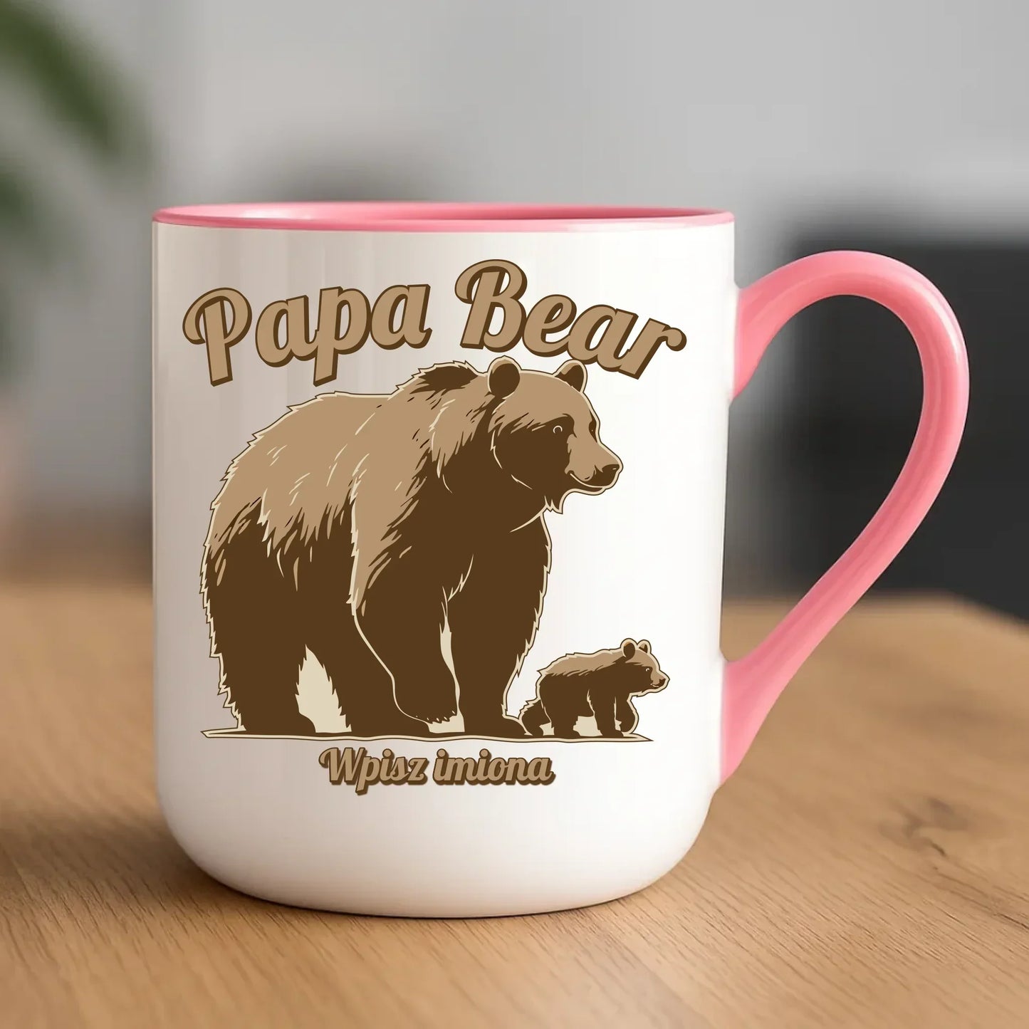 Papa Bear imiona | Kubek elegant dla taty DT50 - StoryCups.pl