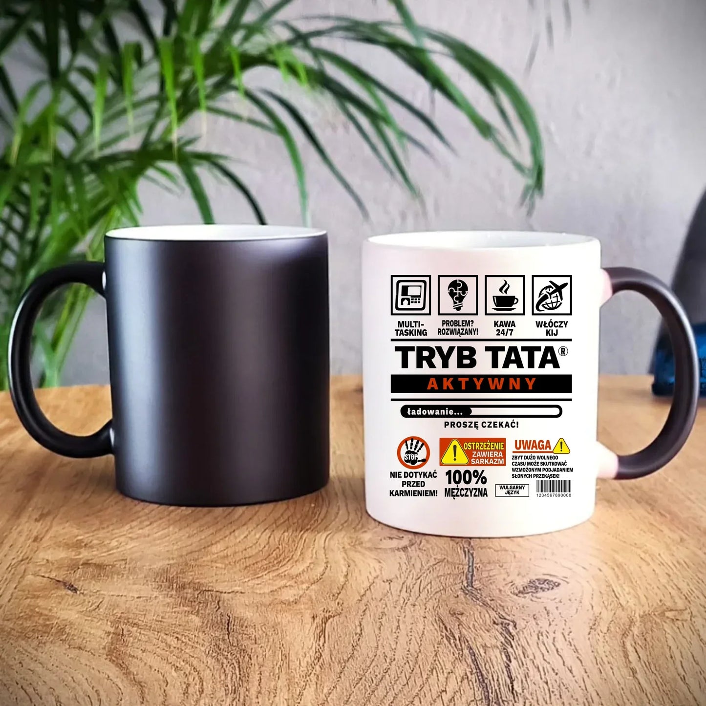 Tryb tata aktywny | Kubek magiczny na prezent DT51 - StoryCups.pl