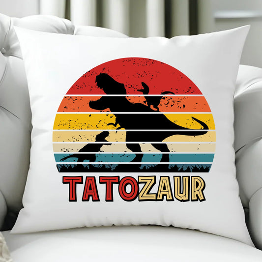 Tatozaur | Poduszka dla taty DT52 - StoryCups.pl