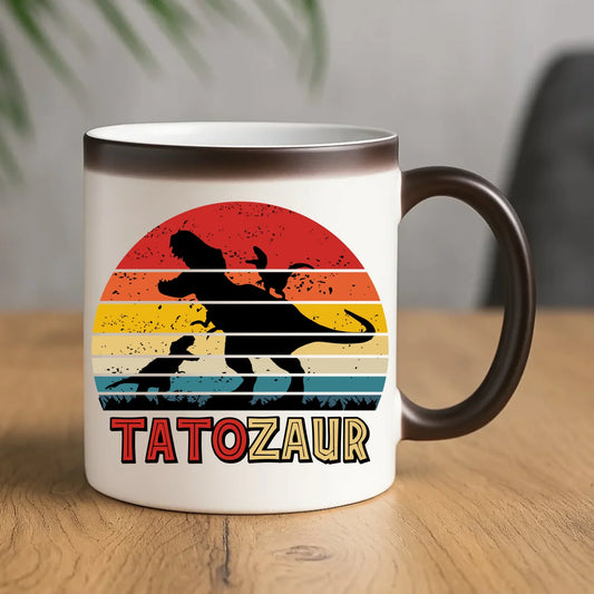 Tatozaur | Kubek magiczny dla taty DT52 - StoryCups.pl
