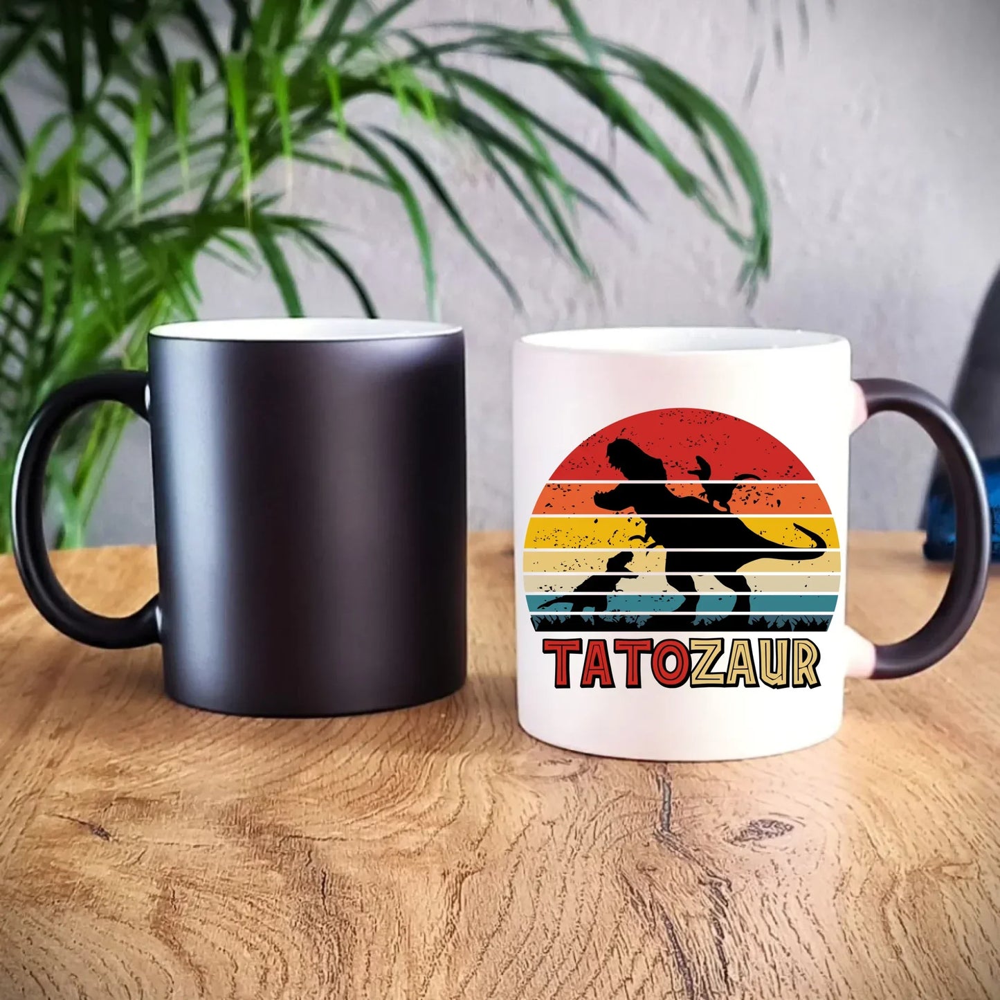 Tatozaur | Kubek magiczny dla taty DT52 - StoryCups.pl