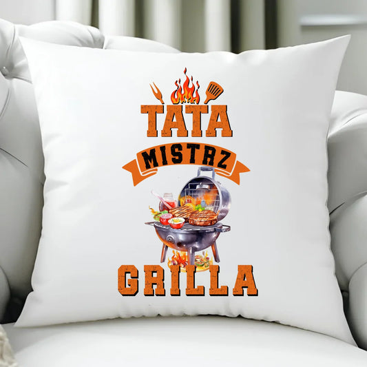 Mistrz Grilla | Poduszka dla taty DT53 - StoryCups.pl