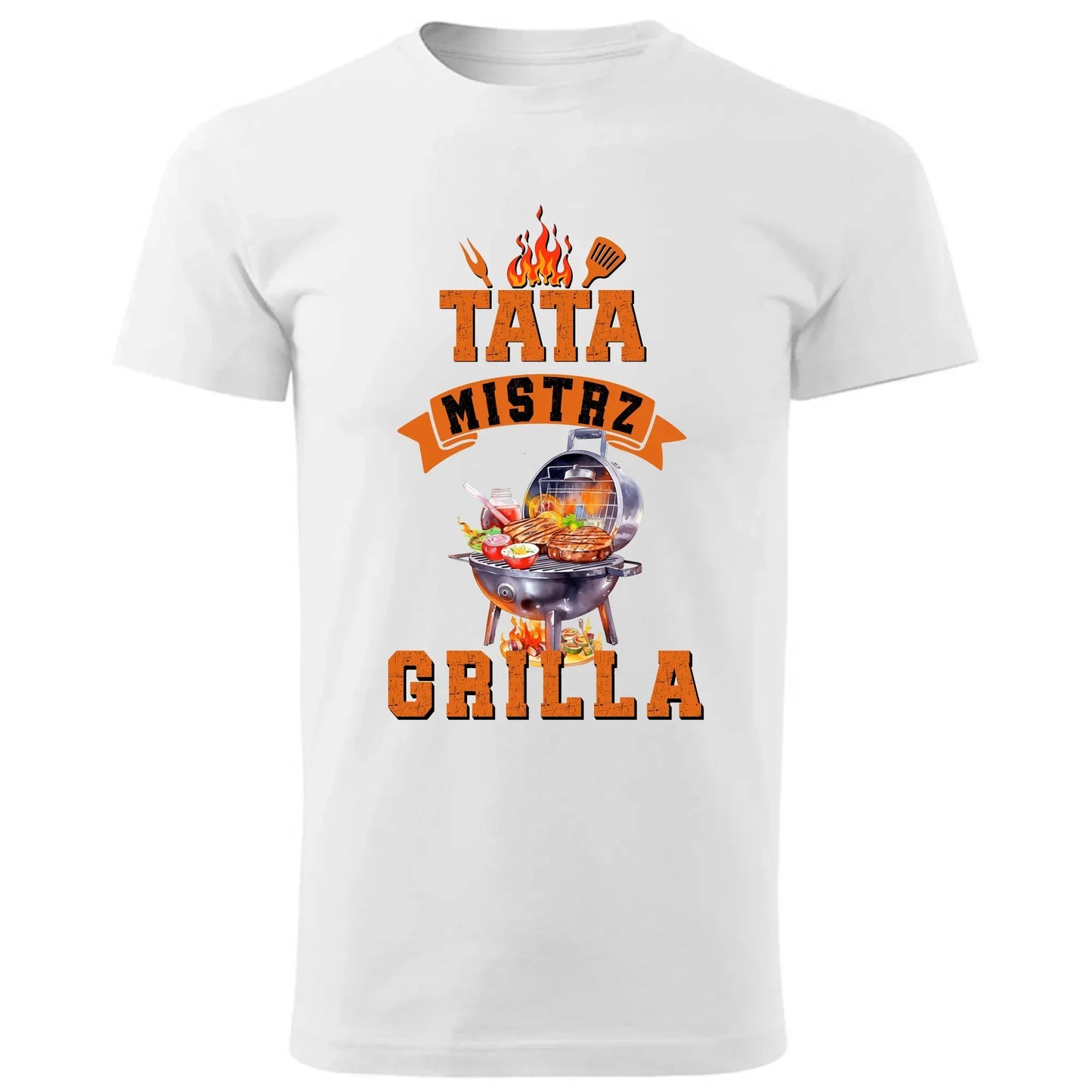 Mistrz Grilla | Koszulka męska dla taty DT53 - StoryCups.pl