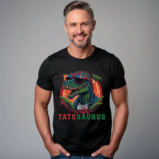 Tatosaurus | Koszulka męska dla taty na prezent DT54 - StoryCups.pl