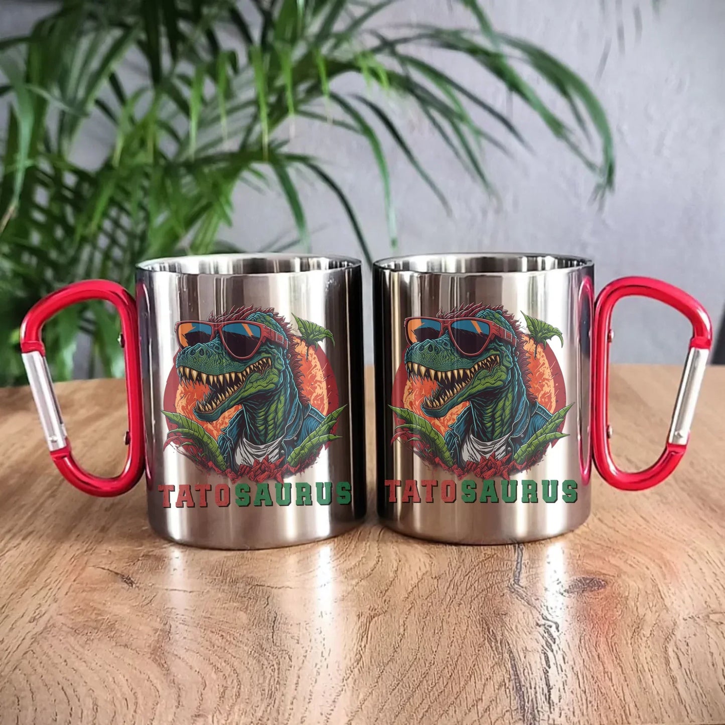 Tatosaurus | Metalowy kubek dla taty DT54 - StoryCups.pl