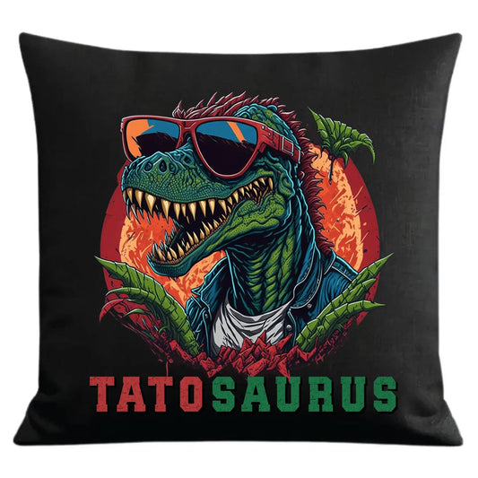Tatosaurus | Poduszka dekoracyjna dla taty na prezent DT54 - StoryCups.pl