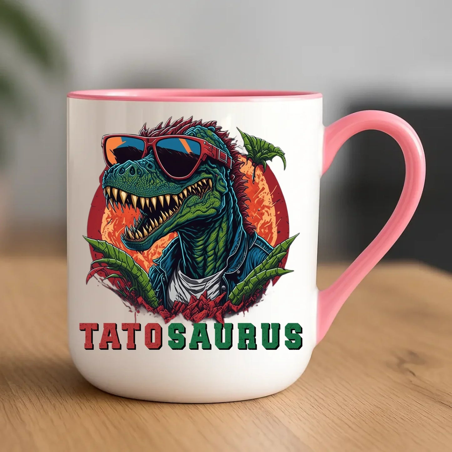 Tatosaurus | Kubek elegant z nadrukiem dla taty DT54 - StoryCups.pl