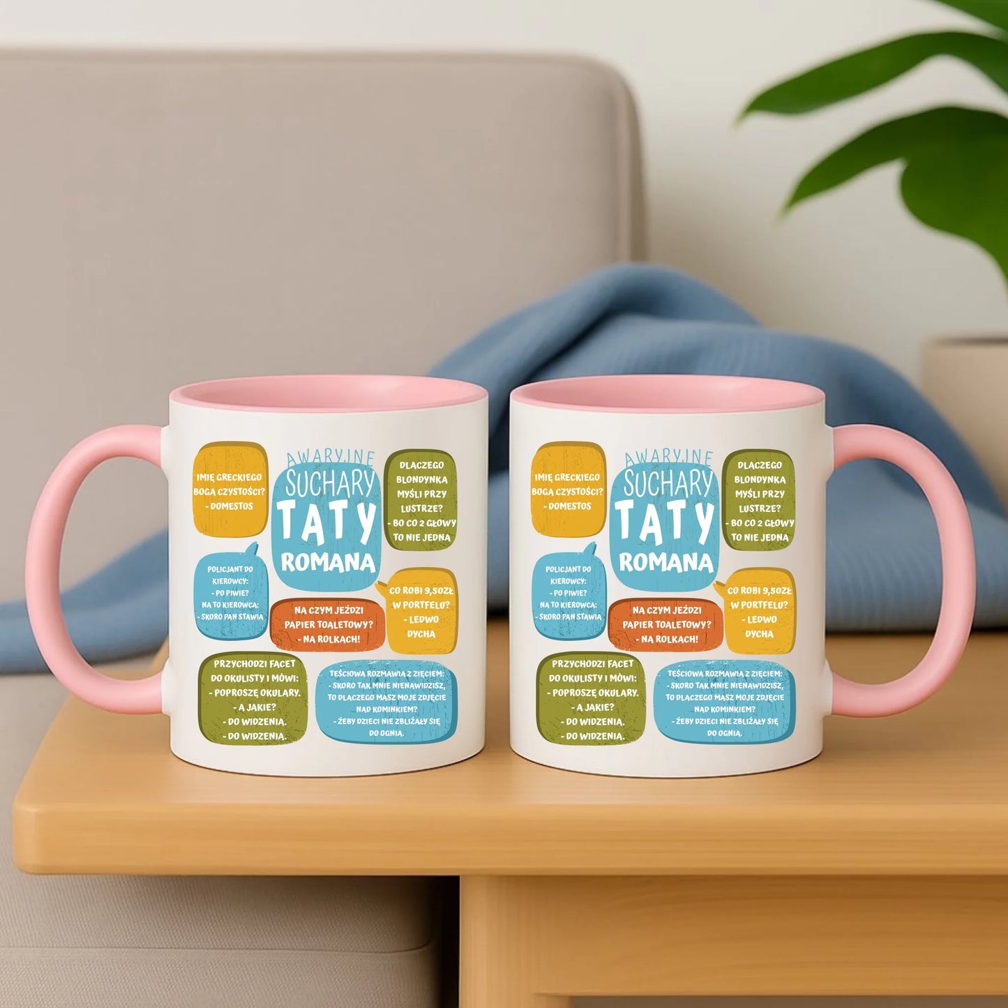 Personalizowany kubek dla taty na prezent Dzień Ojca Święta Urodziny
