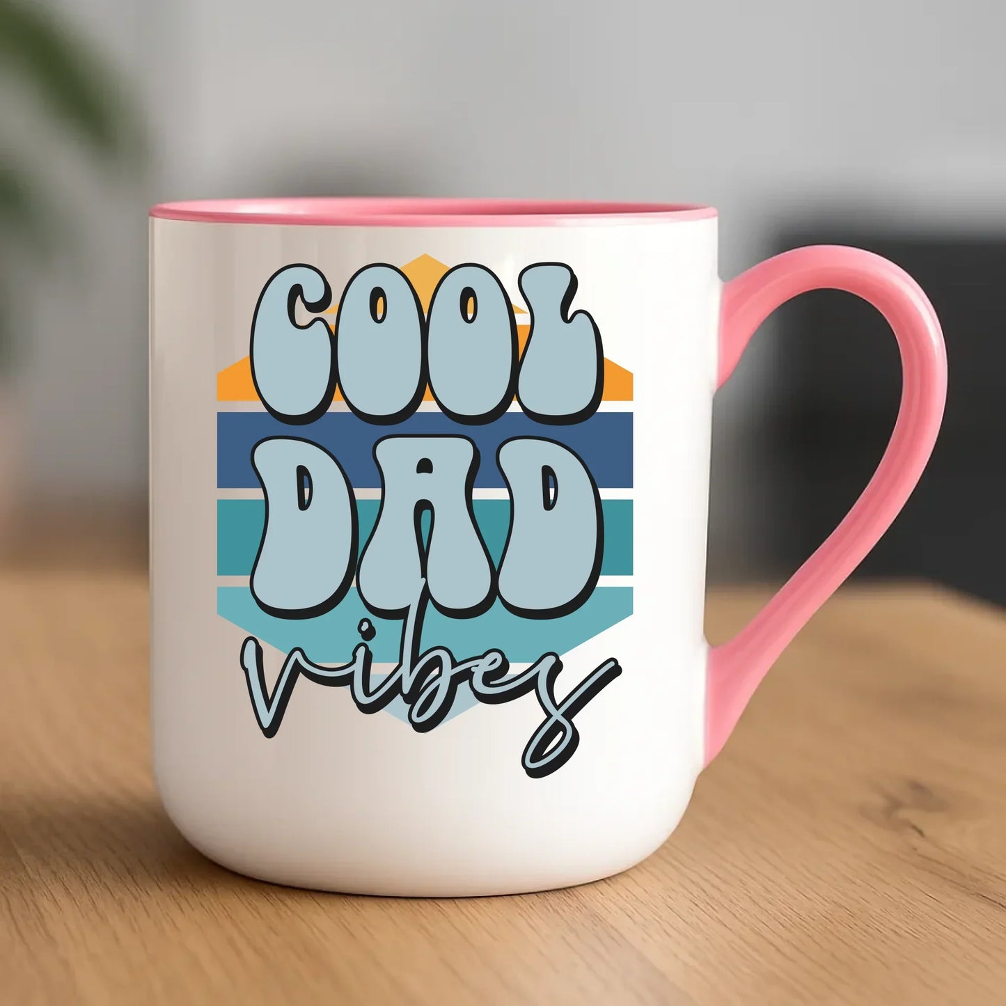 Cool Dad Vibes | Kubek elegant z nadrukiem DT56 - StoryCups.pl