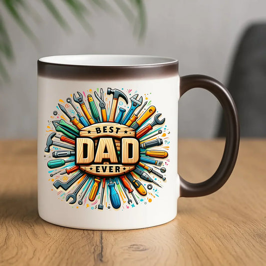 Best Dad Ever | Kubek magiczny z nadrukiem dla taty DT57 - StoryCups.pl