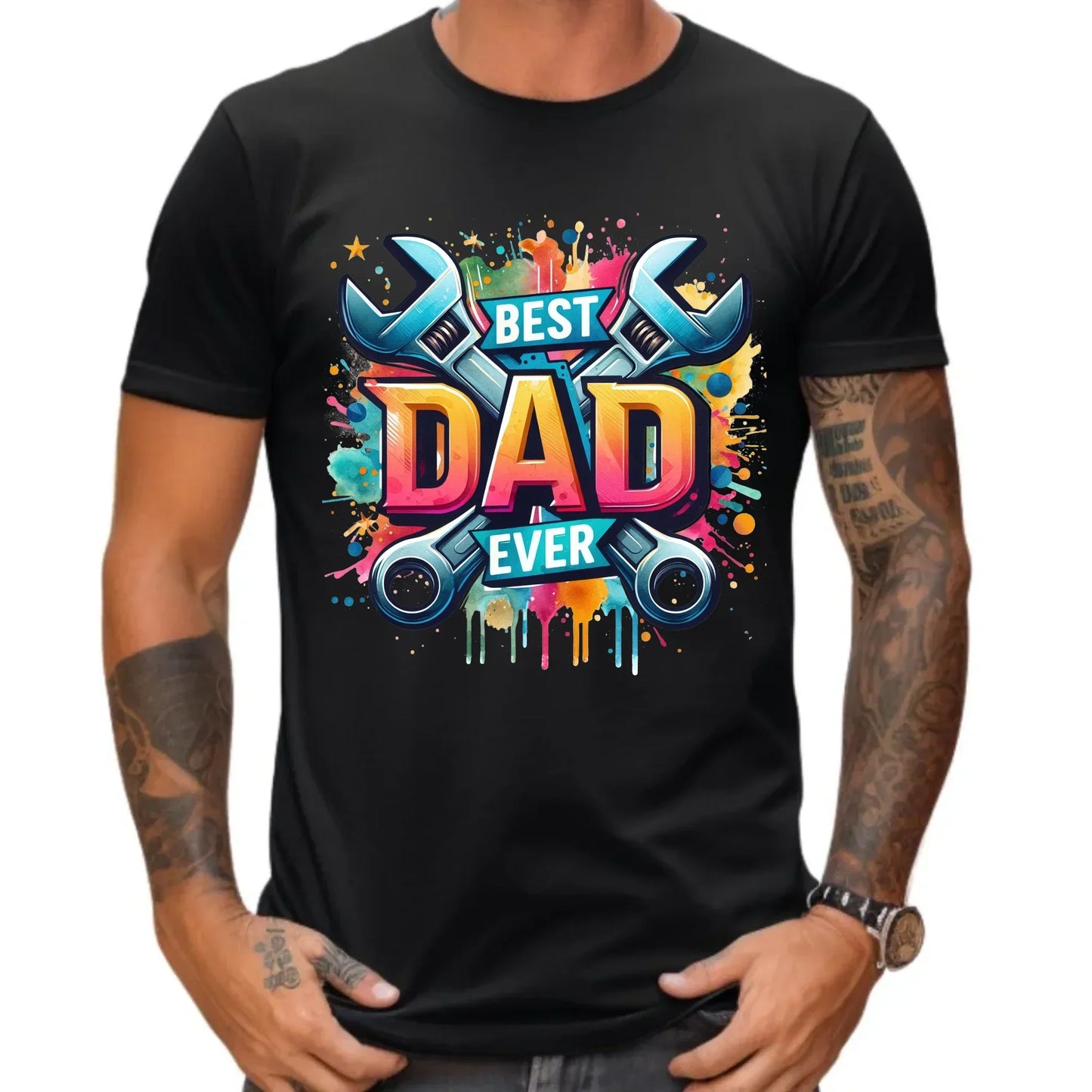 Best Dad Ever | Koszulka męska dla taty DT58 - StoryCups.pl