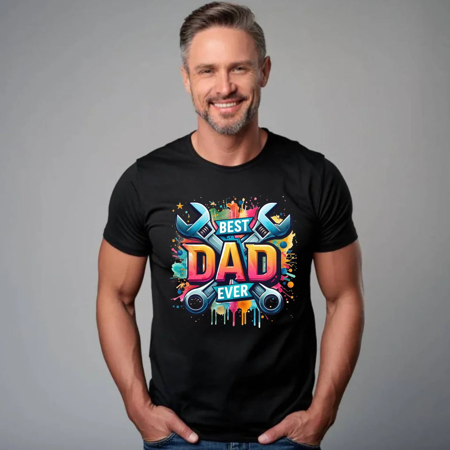 Personalizowana koszulka dla taty – T-shirt z nadrukiem prezent dla taty na Dzień Ojca, urodziny