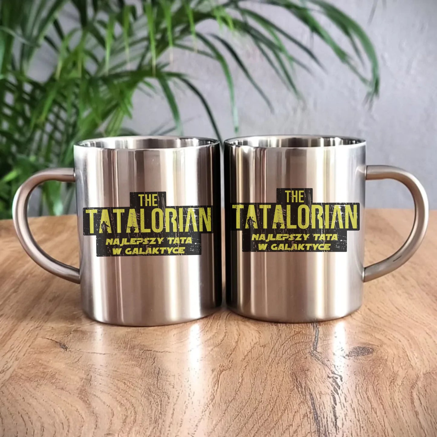 Metalowy kubek dla taty, prezent na Dzień Ojca, prezent dla taty