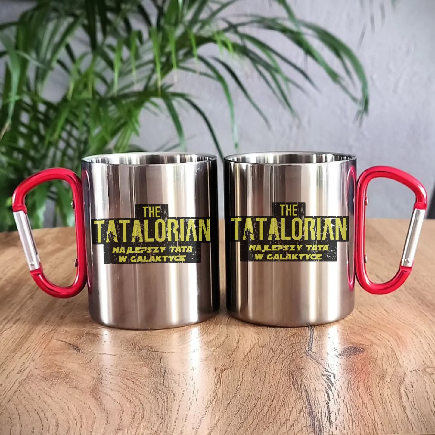 Metalowy kubek dla taty, prezent na Dzień Ojca, prezent dla taty