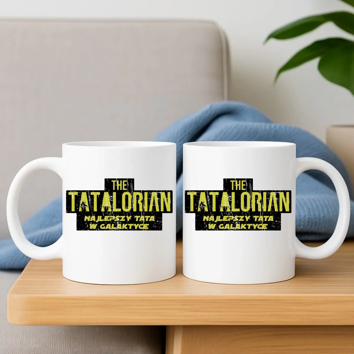 Tatalorian najlepszy tata w galaktyce | Zestaw poduszka i kubek dla taty DT59 - StoryCups.pl