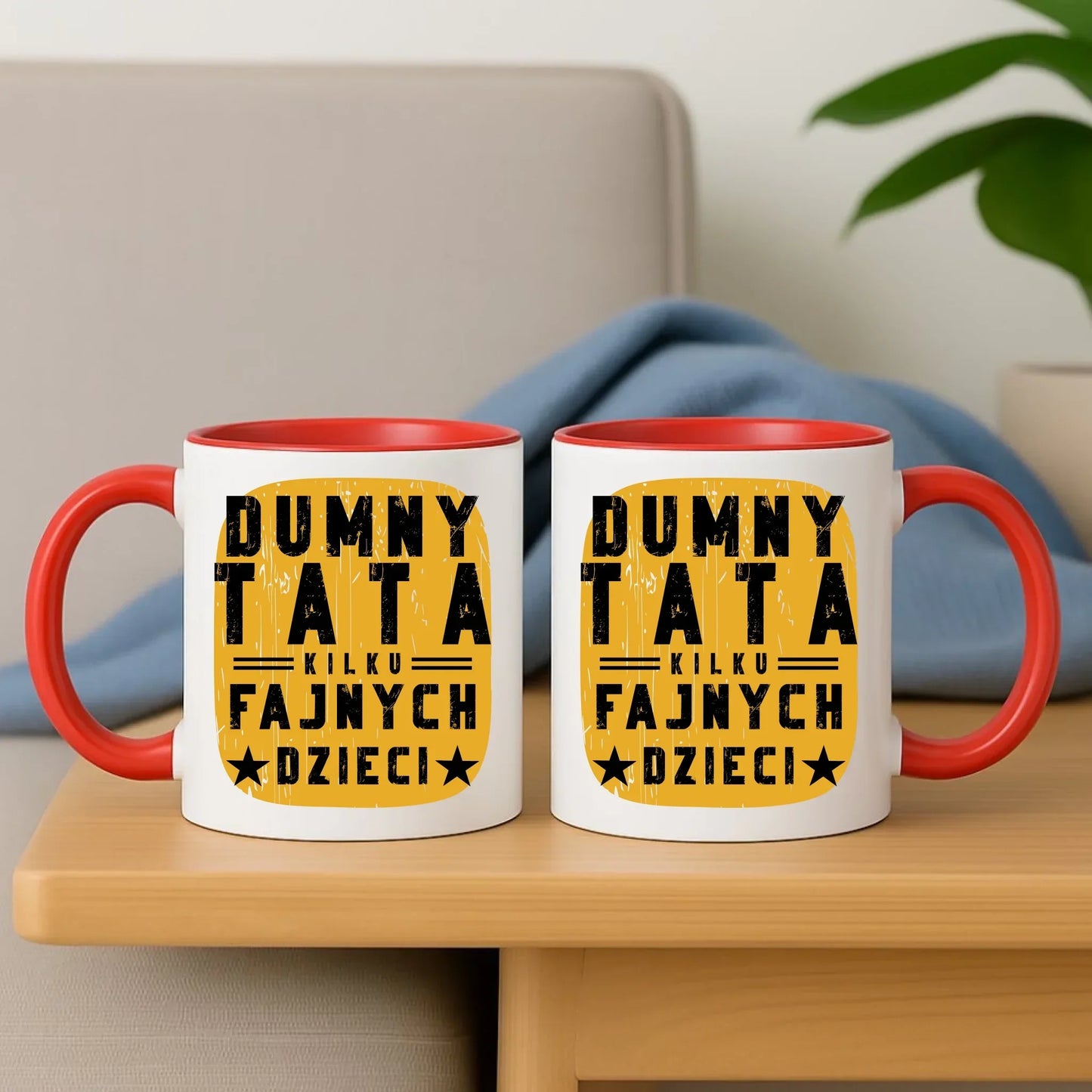Dumny tata kilku fajnych dzieci | Kubek dla taty DT60 - StoryCups.pl