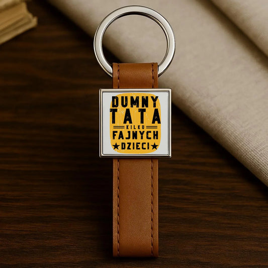 Dumny tata kilku fajnych dzieci | Brelok dla taty DT60 - StoryCups.pl