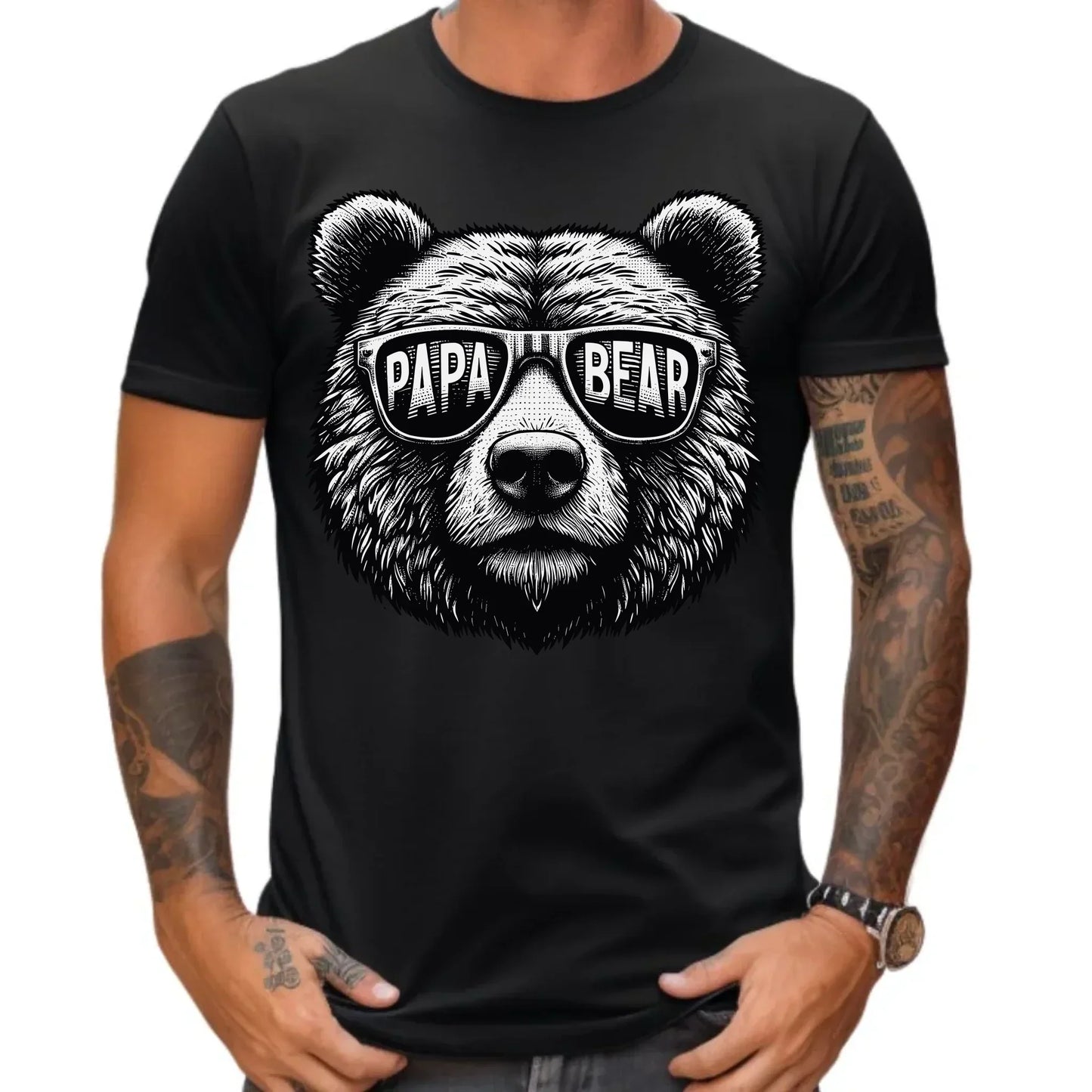 Papa bear | Koszulka męska dla taty DT62 - StoryCups.pl