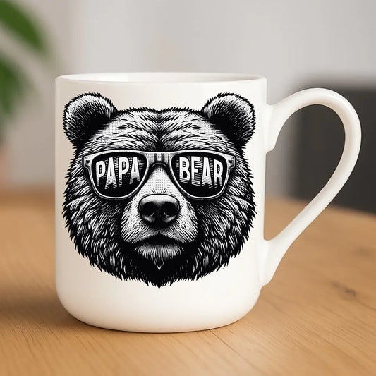Papa bear | Kubek elegant dla taty DT62 - StoryCups.pl