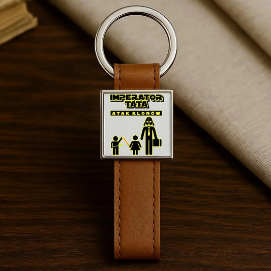Imperator tata atak klonów | Brelok prezent dla taty bliźniaków DT63 - StoryCups.pl