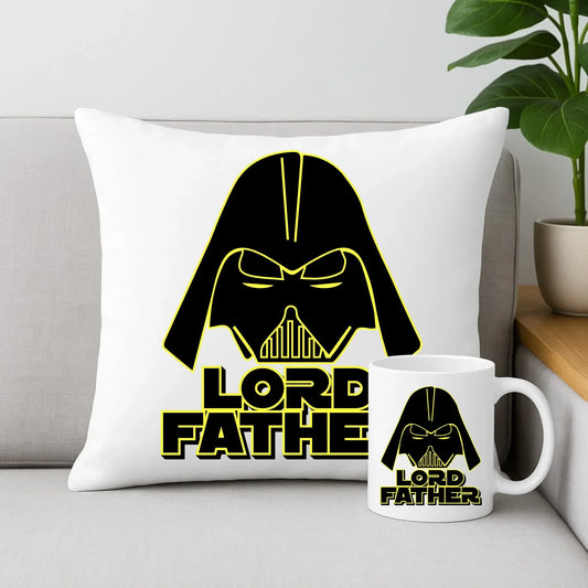 Lord Father | Zestaw poduszka i kubek dla taty DT65 - StoryCups.pl