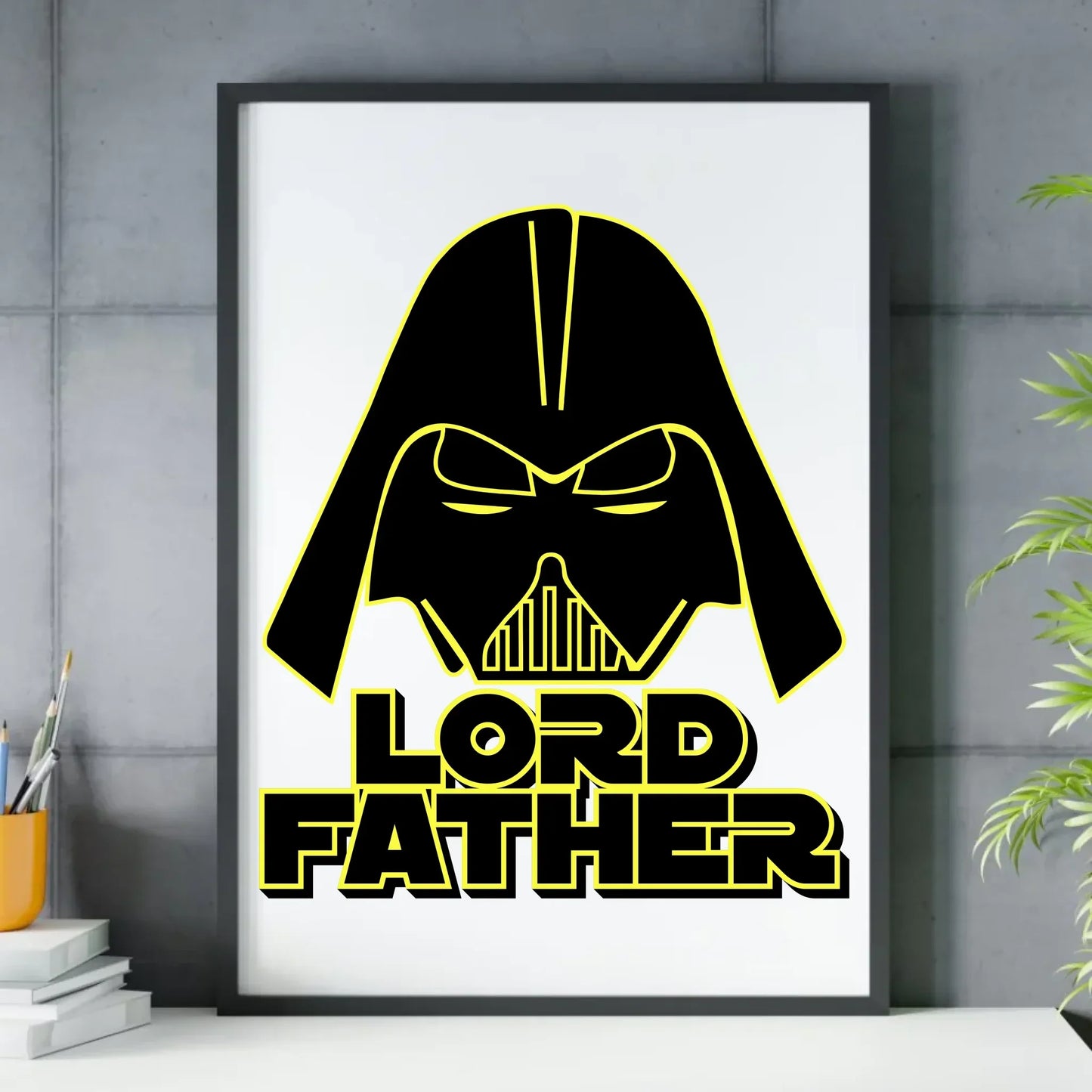 Lord Father | Plakat w ramie dla taty DT65 - StoryCups.pl