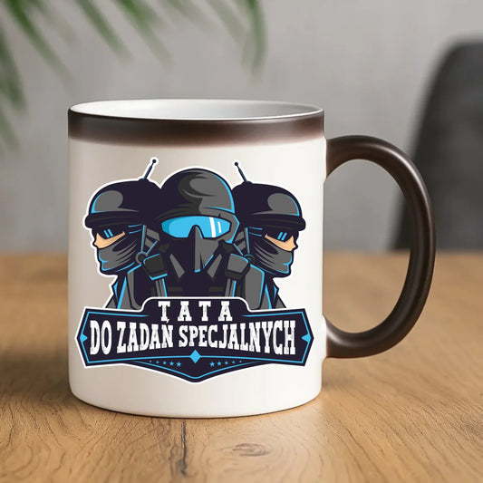 Tata do zadań specjalnych | Kubek magiczny prezent dla taty DT66 - StoryCups.pl