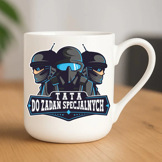 Tata do zadań specjalnych | Kubek elegant prezent dla taty DT66 - StoryCups.pl