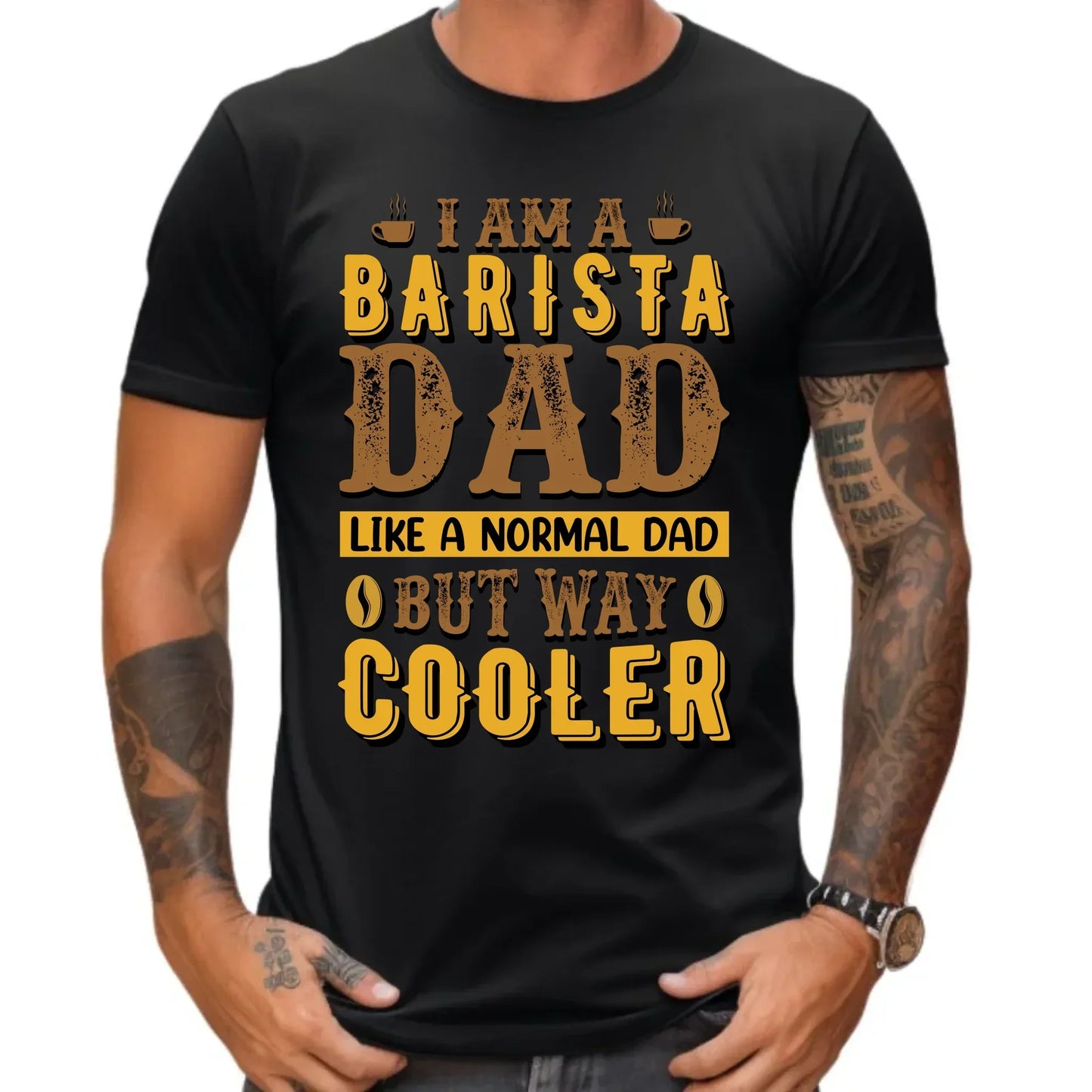 Barista | Koszulka męska z nadrukiem dla taty DT69 - StoryCups.pl