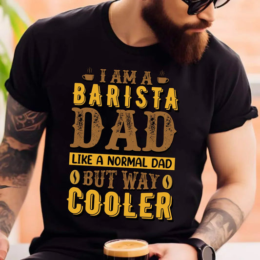 Barista | Koszulka męska z nadrukiem dla taty DT69 - StoryCups.pl