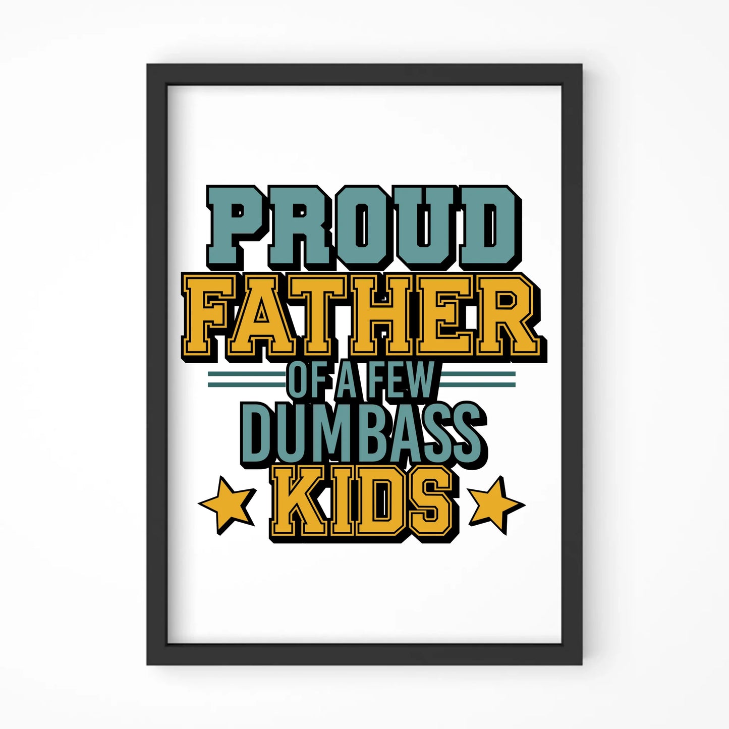 Proud father | Plakat w ramie dla taty DT70