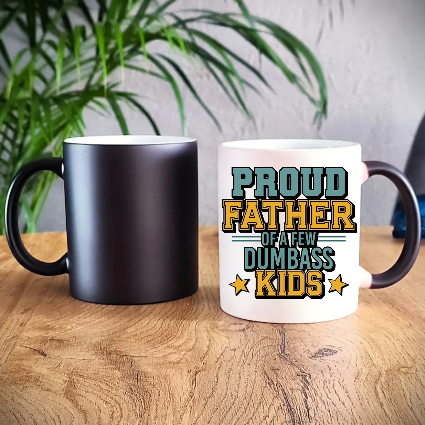 Proud father | Kubek magiczny z nadrukiem dla taty DT70 - StoryCups.pl