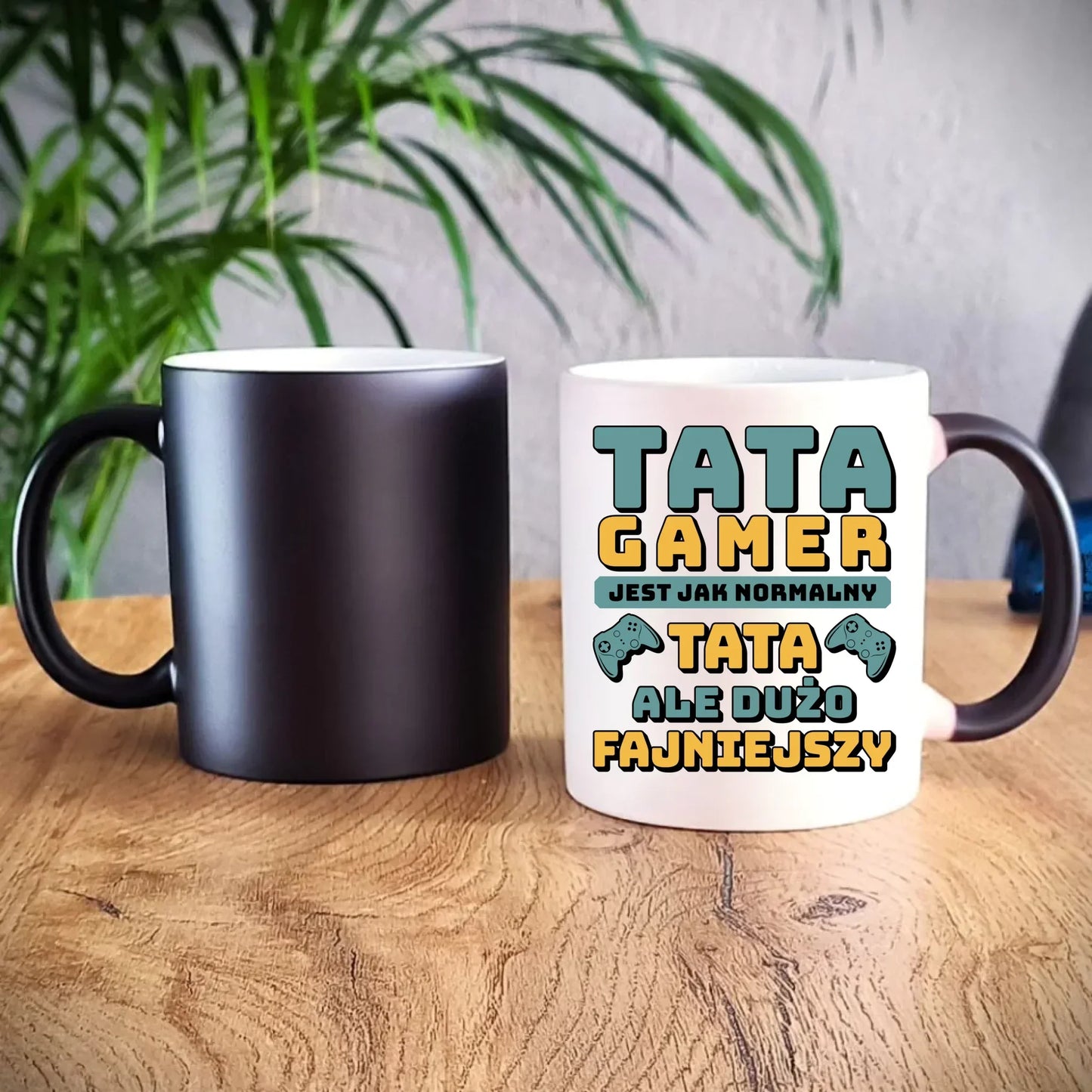 Tata gamer | Kubek magiczny prezent dla taty DT71 - StoryCups.pl